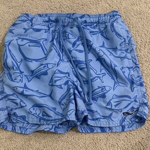 Vineyard Vines Blue Kids Swim Trunks size 4T